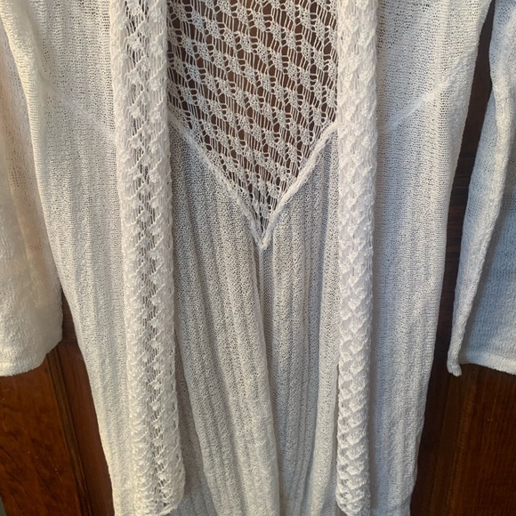 Chico, NEW NEVER WORN, long WHITE sweater cardigan, this is BEAUTIFUL, ELEGANT. - Picture 5 of 8
